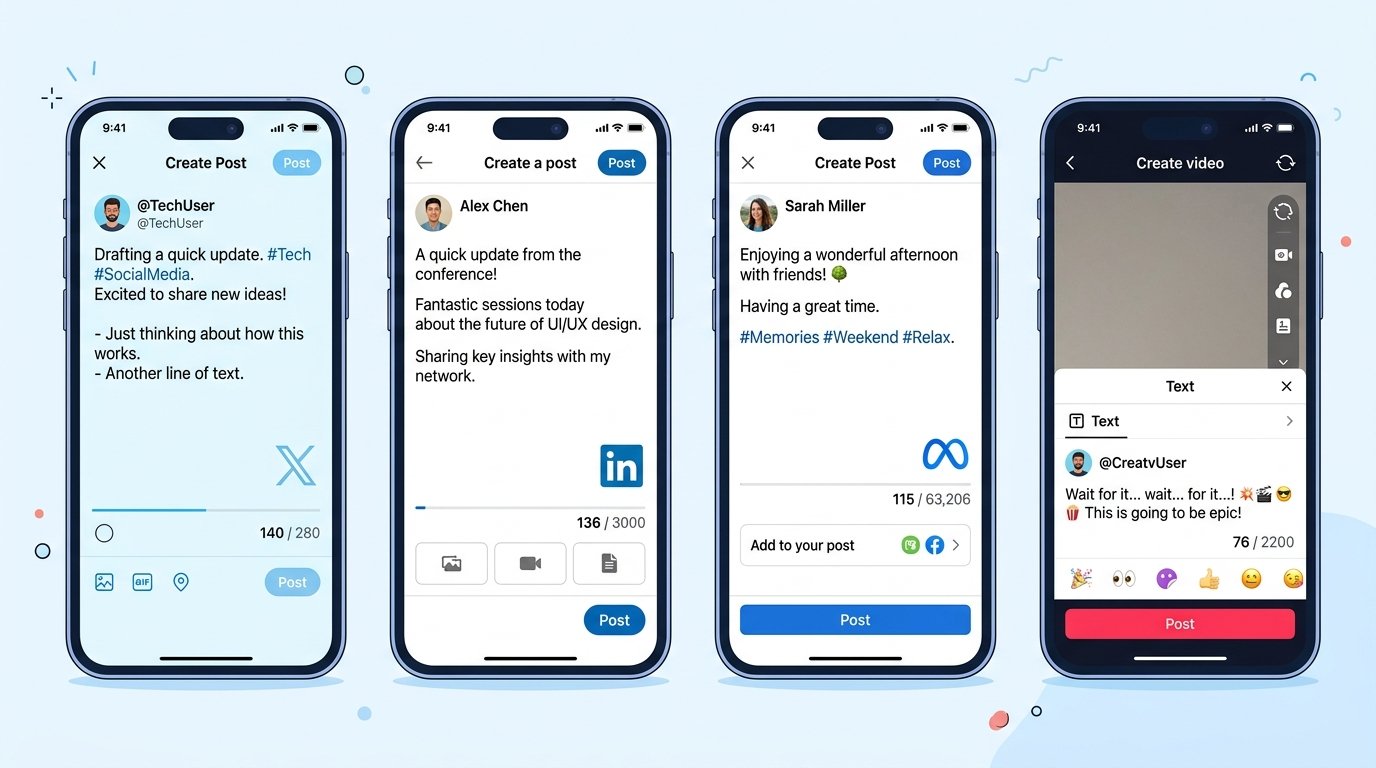 Word and Character Limits for X, Instagram & LinkedIn in 2026